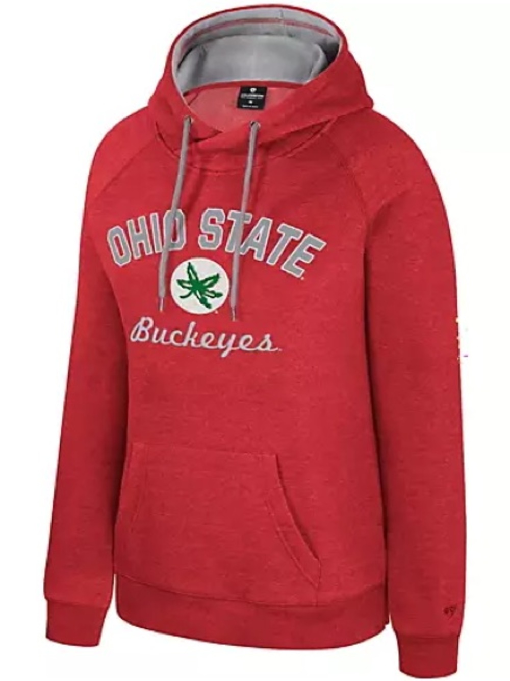 Ohio State Buckeyes Women's Red Pullover Hoodie Sweatshirt